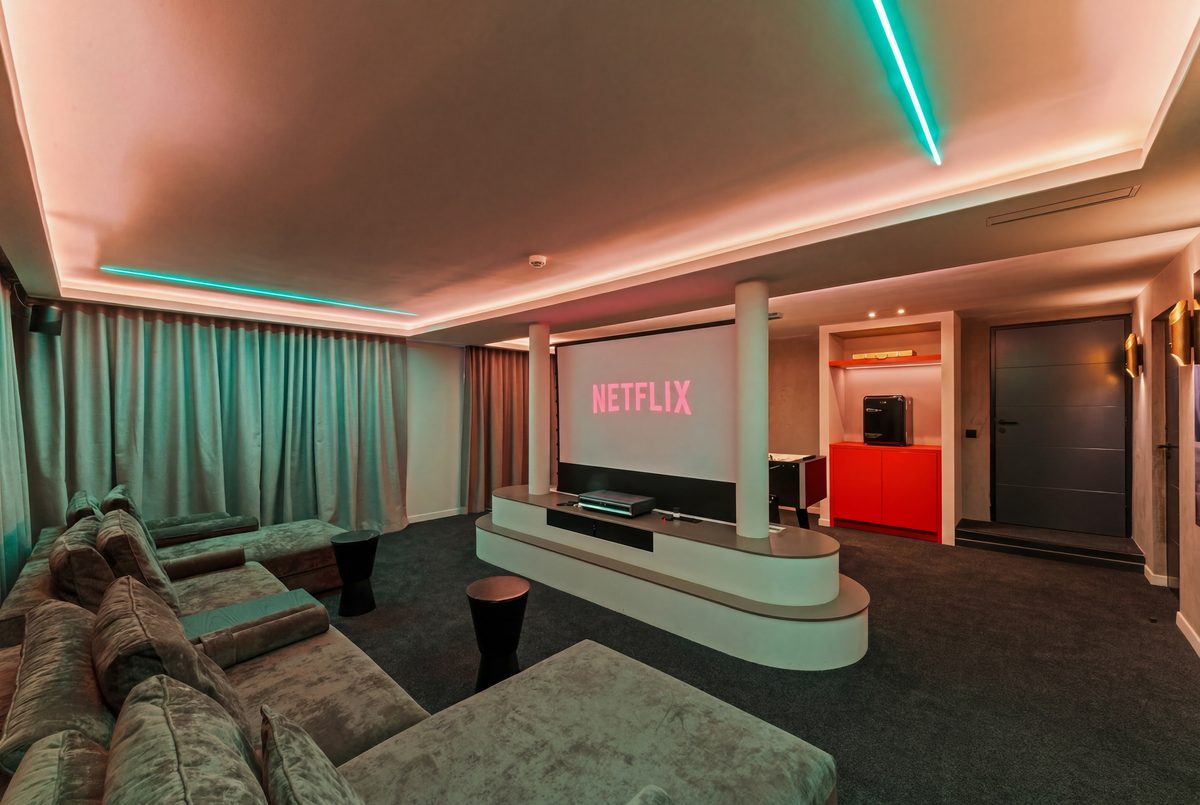 Private cinema en entertainment room