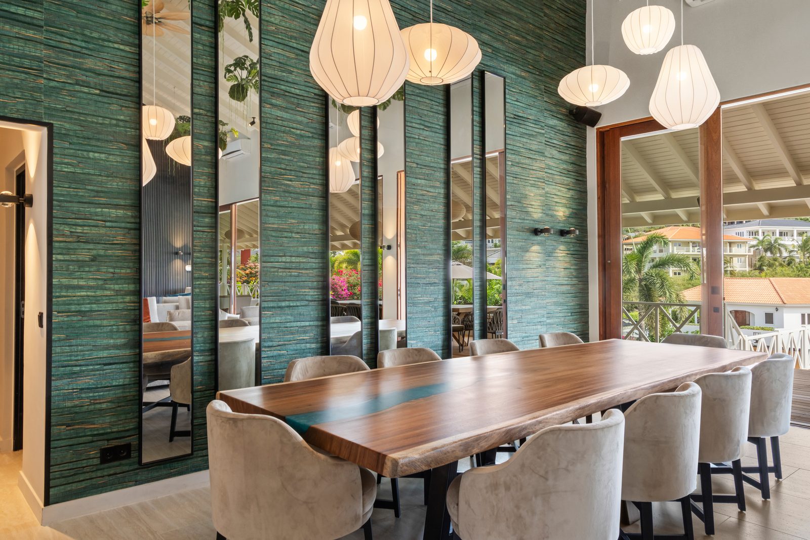 Designer keuken & eetkamer — Lazy Jane villa Curaçao